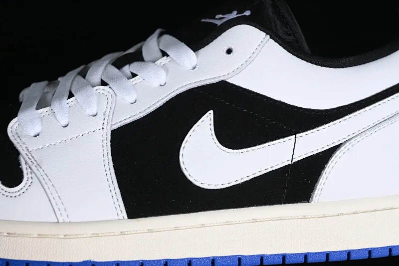 All categories Air Jordan Jordan series basketball shoes Air Jordan 1 Low Air Jordan 1 Low "Quai 54" AJ1 Joe 1 white black blue low-top cultural casual sneakers HQ0764-001